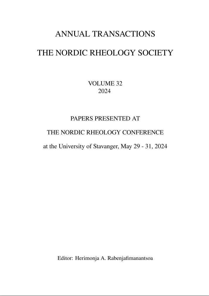 Papers presented at the NRC at the University of Stavanger
